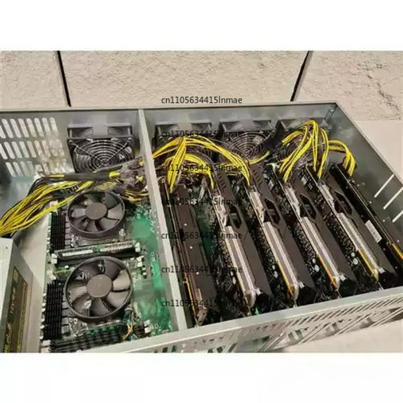 Server Gpu Chassis 4U - コントロールコンピュータ暴力ファン4Uマルチグラフィックカードシャーシ6/8グラフィックカードIDCルームラックサーバーGPU産業用