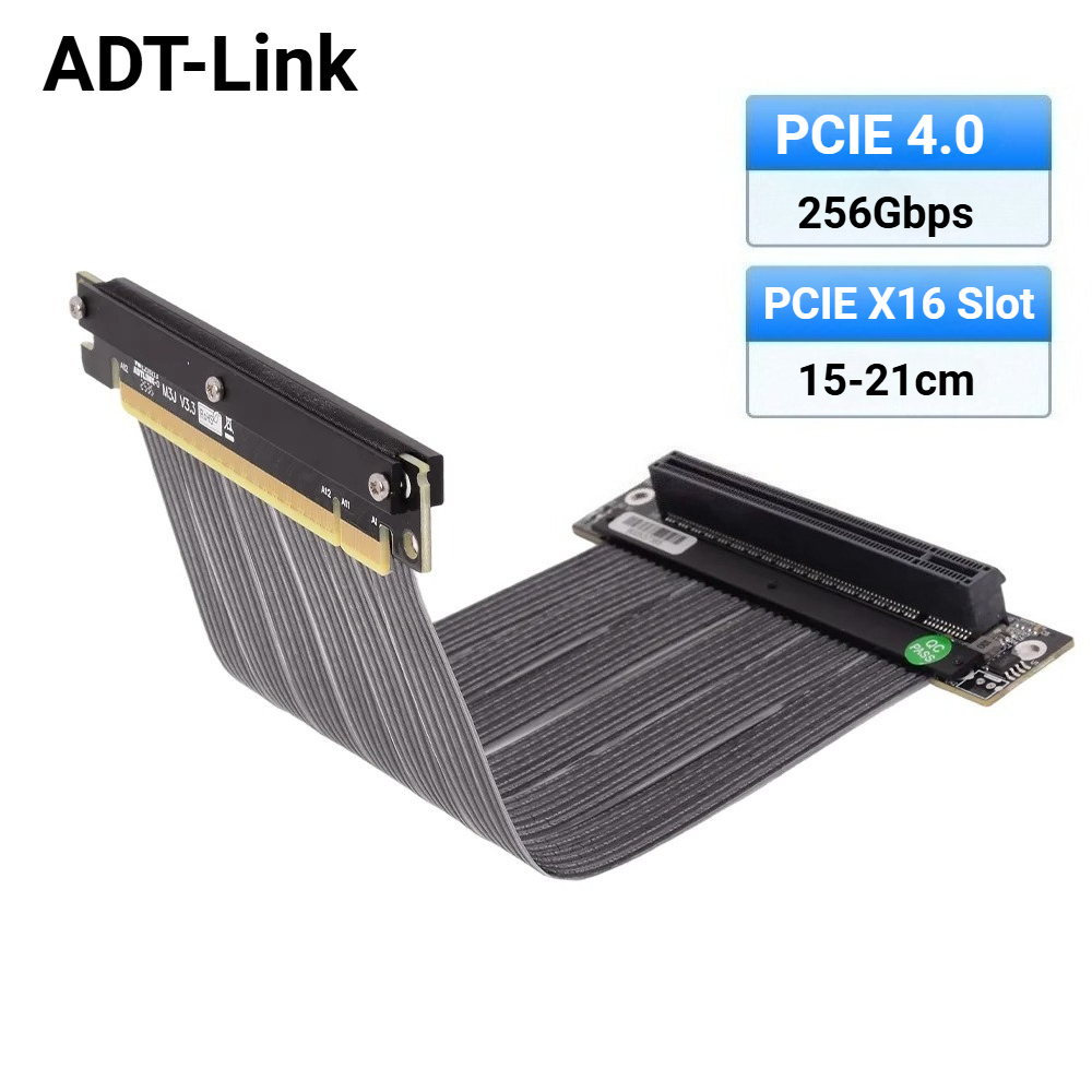 ADT-Link 2025 新型シングルリバースライザーケー - Itx Gpu Riser Pcie 4.0 16X のレビューと価格