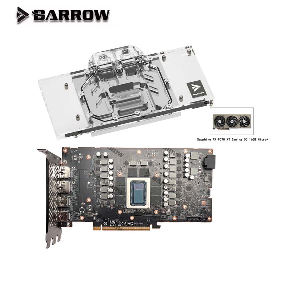 バロー GPU ウォーターブロック サファイア Radeon - Rx 9070 16Gb のレビューと価格