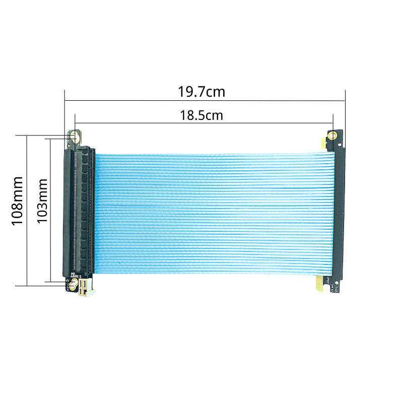 逆浸透ケーブル4.0,185mm,デュアルバンド,PU,青, - Itx Gpu Riser Pcie 4.0 16X のレビューと価格