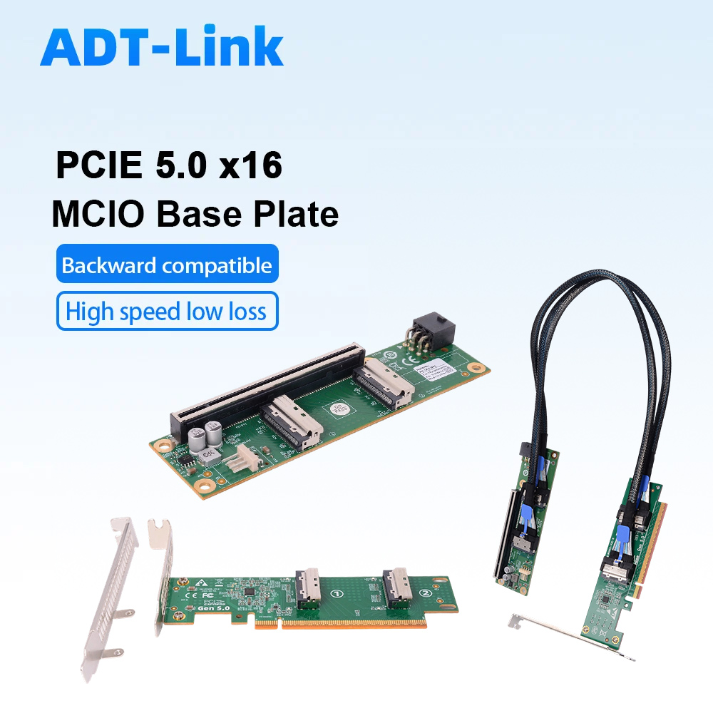ADT-Link PCIe 5.0 X16 - MCIO 8 - Pcie 5.0 Gpu Riser Cable のレビューと価格