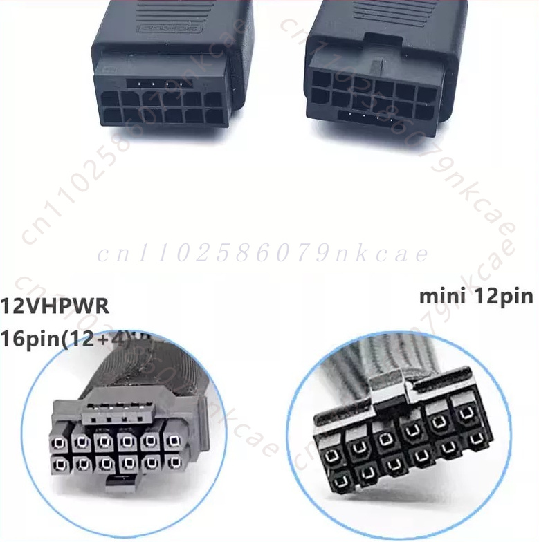12VHPWR 16ピン メス - デュアル 8ピン (6+ - Dual 8Pin To 16Pin 12Vhpwr Cable のレビューと価格